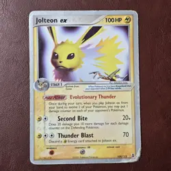 Jolteon EX Card World Championships 2007 Delta Species 109/113 *Damaged* - Image 1