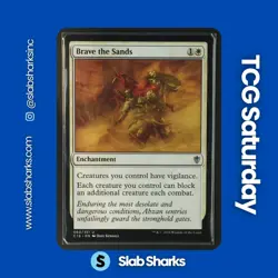 2016 MAGIC: THE GATHERING COMMANDER #060/351 BRAVE SANDS - Image 1
