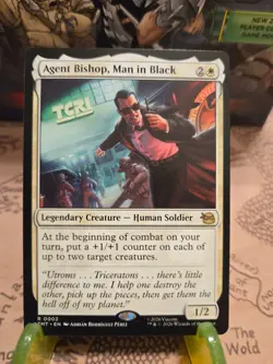 MTG Agent Bishop, Man in Black Teenage Mutant Ninja Turtles Regular Rare NM - Image 1