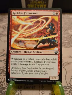 MTG Reckless Fireweaver The List Reprints Regular Common NM - Image 1
