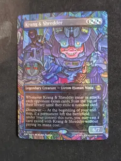 Krang & Shredder (Borderless) Teenage Mutant Ninja Turtles Foil - Image 1
