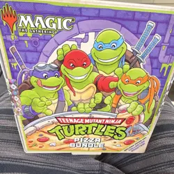 Magic: The Gathering TMNT Pizza Bundle Collector Booster Promo Box - Image 1
