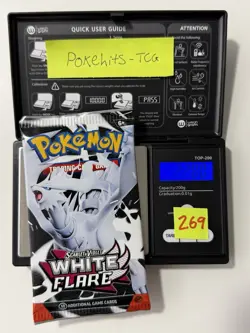 (HEAVY)🔥 22.80g Pokemon TCG White Flare Booster Pack Factory Sealed✅ - Image 1