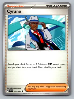 Pokemon TCG SV08: Surging Sparks Cyrano 170/191 - Image 1