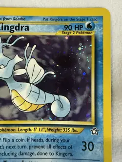 Pokemon Kingdra 8/111 NM Neo Genesis Unlimited Holo Rare - Image 2