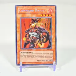 YUGIOH Secret Rare Command Knight CT1-EN003 Lightly Played - Image 1