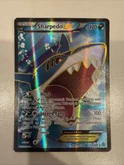 Pokemon TCG Sharpedo EX Full Art 152/160 XY Primal Clash | Great Condition - Image 1