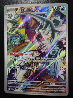 Pokemon TCG Baxcalibur Card Sv02: Paldea Evolved 2023 210/193 NM - Image 1