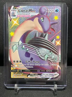 Lapras VMAX SV111/SV122 Shiny Vault Holo Pokemon 2021 Shining Fates - NM - Image 1