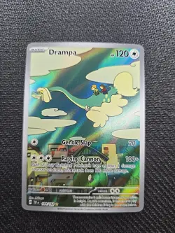 Pokemon TCG Drampa Scarlet Violet Temporal Forces 184/162 - Image 1