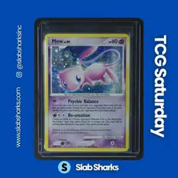 2007 POKEMON DIAMOND & PEARL SECRET WONDERS #15/132 MEW HOLO RARE - Image 1