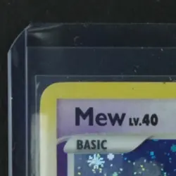 2007 POKEMON DIAMOND & PEARL SECRET WONDERS #15/132 MEW HOLO RARE - Image 3