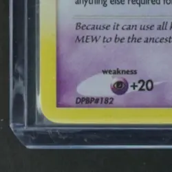 2007 POKEMON DIAMOND & PEARL SECRET WONDERS #15/132 MEW HOLO RARE - Image 4