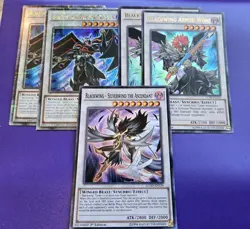 Blackwing Synchro Lot Armed Wing Silverwind LC5D-EN133 LC5D-EN134 NM Yugioh - Image 1