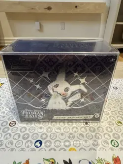 Pokemon TCG Scarlet & Violet Paldean Fates Elite Trainer Box In Protective Case 820650856181 - Image 1