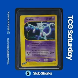 2002 POKEMON EXPEDITION SET #56/165 MEWTWO NON HOLO RARE - Image 1