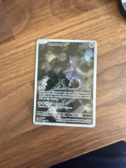 Pokemon Mewtwo SVP 052 Black Star Promo Scarlet and Violet Card - Image 1