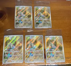 Pokemon Lot of 5x SEALED Mimikyu 075 Promos Paldean Fates - Image 1