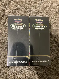 Pokemon TCG Mega Evolution Perfect Order 2 Booster Bundle Boxes Zygarde Clefable - Image 2