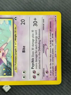 Espeon 1/75 - Neo Discovery Unlimited Holo Rare WOTC Pokemon TCG NM - Image 5