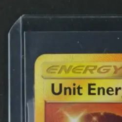 2018 POKEMON SUN & MOON FORBIDDEN LIGHT #146/131 UNIT ENERGY GOLD SECRET RARE - Image 3