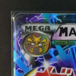 2016 POKEMON XY FATES COLLIDE #26/124 MEGA ALAKAZAM EX HOLO - Image 3