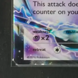 2016 POKEMON XY FATES COLLIDE #26/124 MEGA ALAKAZAM EX HOLO - Image 4