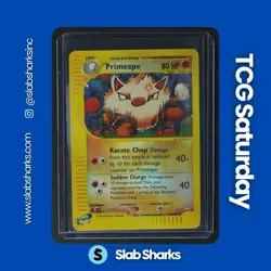 2003 POKEMON AQUAPOLIS #29/147 PRIMEAPE REVERSE HOLO - Image 1