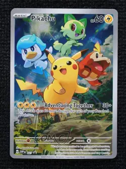 Pikachu (Paldea Evolved ETB) Pokemon Scarlet & Violet Black Star Promo #027 - Image 1