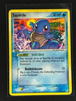 Squirtle 64/100 Common Crystal Guardians Pokemon Moderately Played - Image 1