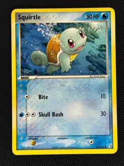 Squirtle 63/100 Common Crystal Guardians Pokemon Lightly Played - Image 1