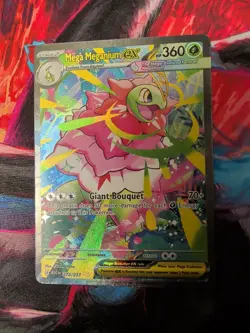 Pokemon Mega Meganium ex 272/217 Ascended Heroes Special Illustration Rare NM - Image 1