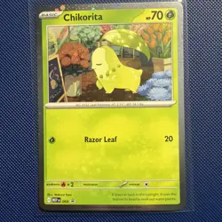 Chikorita MEP 069 - NM Pokemon Mega Evolution Perfect Order Holo Promo - Image 1