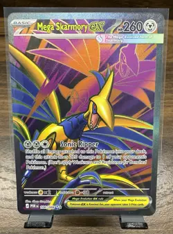 Mega Skarmory EX 106/088 Pokemon TCG Perfect Order Ultra Rare English - Image 1