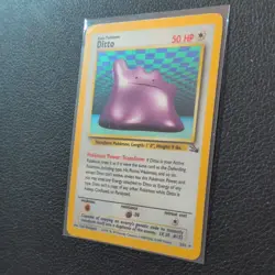 Pokemon TCG Ditto Fossil 3/62 Holo Rare Unlimited 50 HP Basic Wizards 1999 LP/MP - Image 4