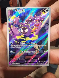 Pokemon TCG Temporal Forces: Ghastly 177/162 Illustration Rare Pack Fresh - Image 4