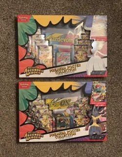 Pokemon Ascended Heroes Premium Poster Collection Lucario + Gardevoir Lot Of 2 - Image 1