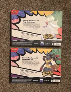 Pokemon Ascended Heroes Premium Poster Collection Lucario + Gardevoir Lot Of 2 - Image 2