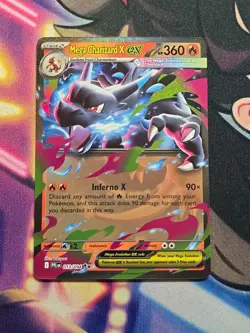 Pokemon 2025 Mega Evolution – Phantasmal Flames Mega Charizard X EX #13/94 - Image 1