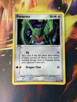 Rayquaza 3/17 LP Holo Rare POP Series 1 2004 Pokemon TCG - Image 1