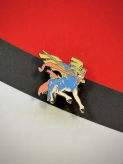 Zacian True Steel Premium Collection Metal Enamel Pin Brand NEW Pokemon TCG - Image 1