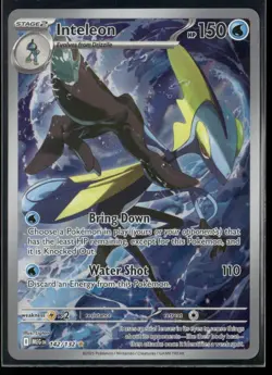 ✰ INTELEON 142/132 ILLUSTRATION RARE MEGA EVOLUTION POKEMON ✰ NM/M - Image 2