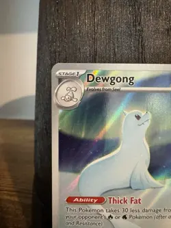 Pokemon Dewgong 097/094 Me02: Phantasmal Flames Illustration Rare Holo English - Image 3