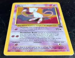 Mew Holo #9 WOTC Black Star Promo Pokemon TCG 2000 Swirl nm - Image 2