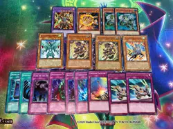 YuGiOh 17 Card Edison Gladiator Beast Card Lot - Deck Starter Core Bestiari - Image 1