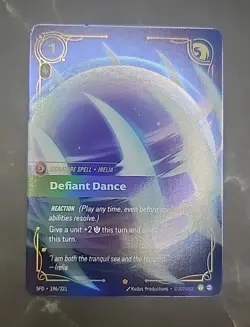 Riftbound League Of Legends - Defiant Dance 196/221 - Spiritforged - LP - Image 1