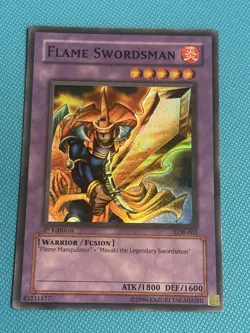 Flame Swordsman 1st Edition LOB-003 LP/MP+ - Image 1