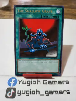 Yu-Gi-Oh The Shallow Grave PSV Rare Light Played - Image 1