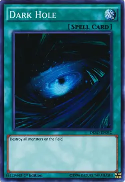 1x Dark Hole - DESO-EN042 - Super Rare - 1st Edition NM YuGiOh! Destiny Soldier - Image 1