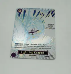 One Piece TCG Lightning Dragon Alt Art OP15-077 - Image 2